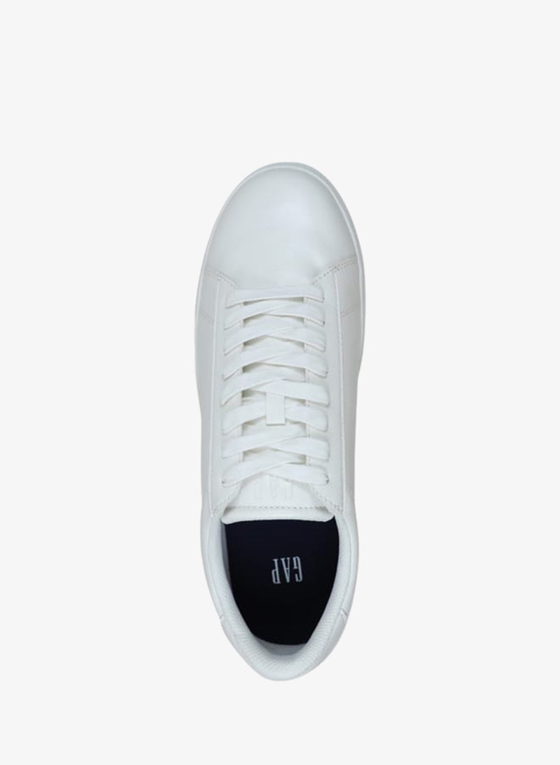 GAP Women's Panelled Sneakers with Lace-Up Closure - MEMPHIS - Image 4