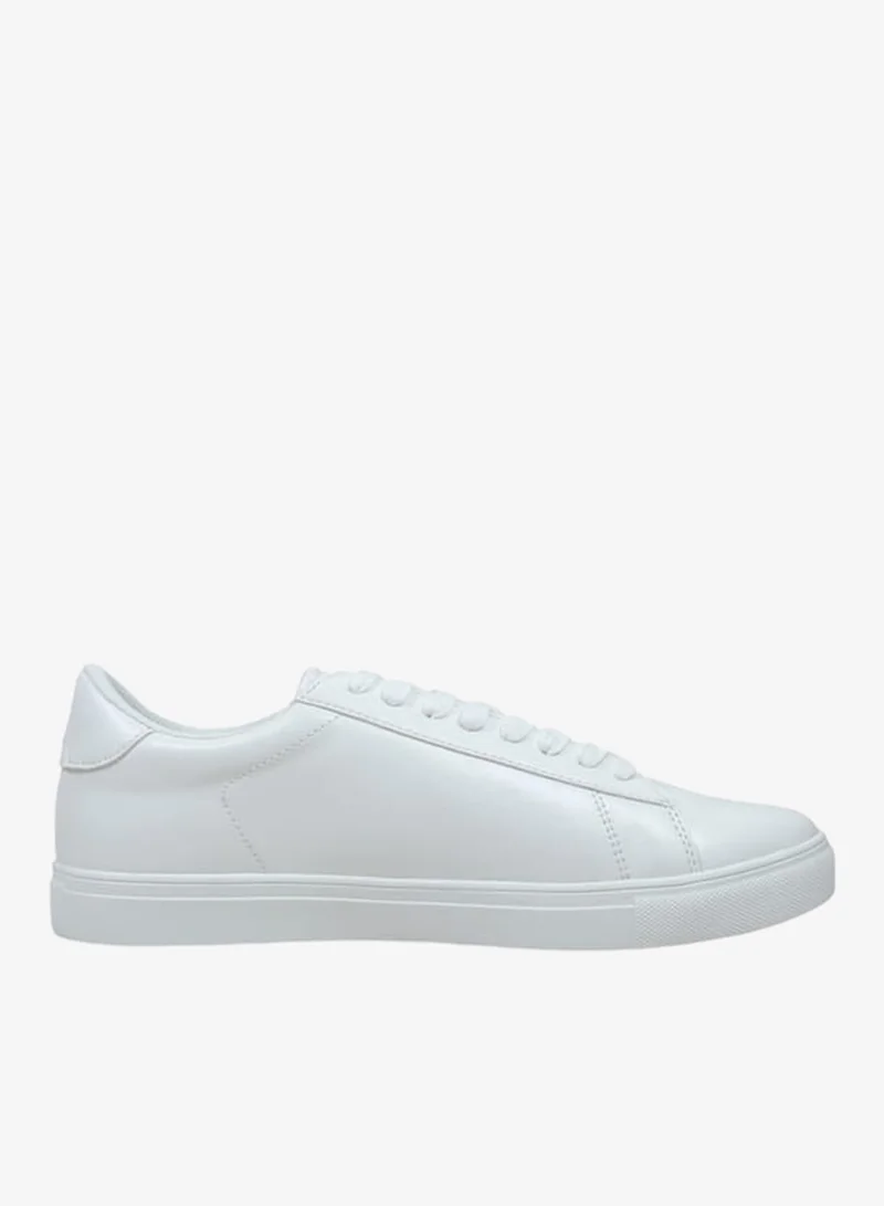 GAP Women's Panelled Sneakers with Lace-Up Closure - MEMPHIS