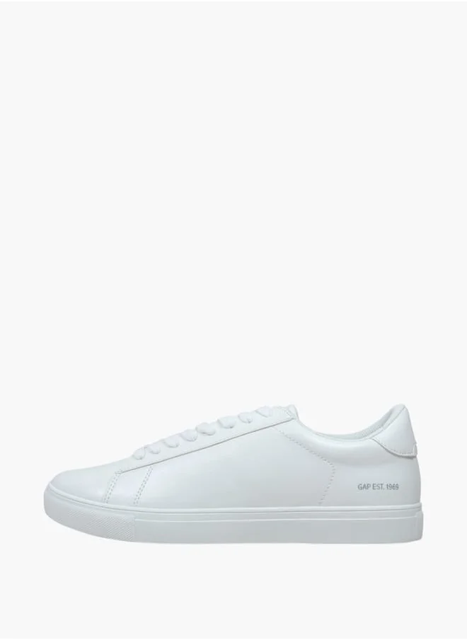 GAP Women's Panelled Sneakers with Lace-Up Closure - MEMPHIS