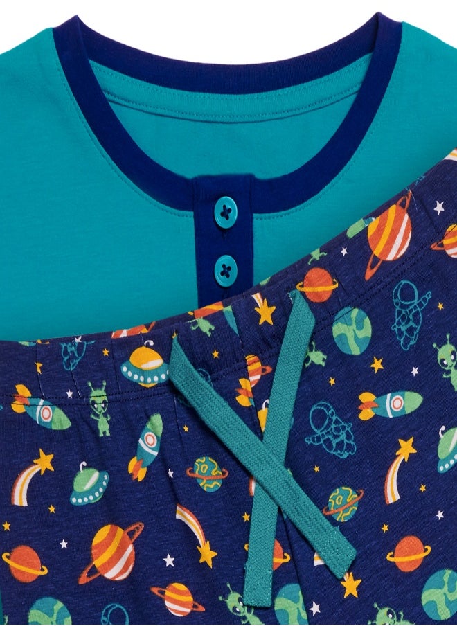 Green Treat - Greentreat Boys Organic Cotton Loungewear Set - Image 1