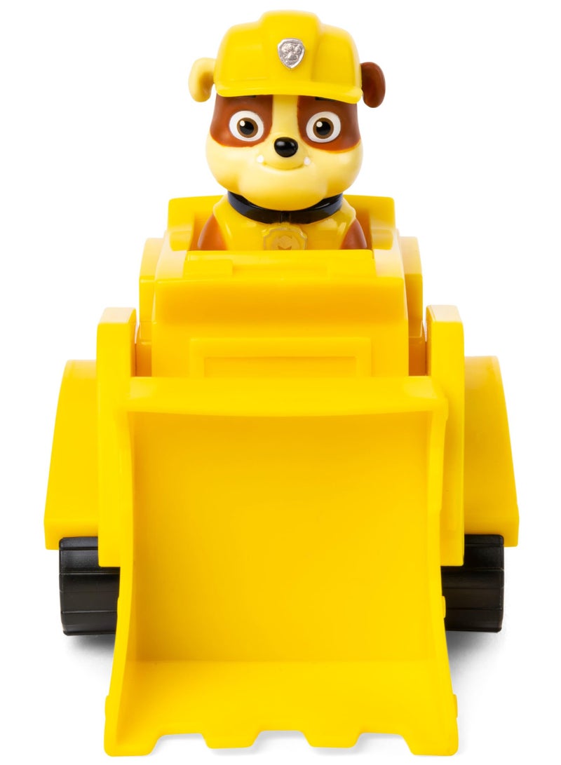 HALAMODO Paw Patrol Rubble Bulldozer Toy Vehicle , With Collectible Figure , Simulation Children'S Inertia Small Car , Bulldozer Shovel Movable Up & Down Figure Head Rotatable, Friction Power Boy Toy Car Baby Toy Car, Cultivate Hand-Eye Coordination & Intelligence Development, Party Gift, Yellow/Brown - Image 4