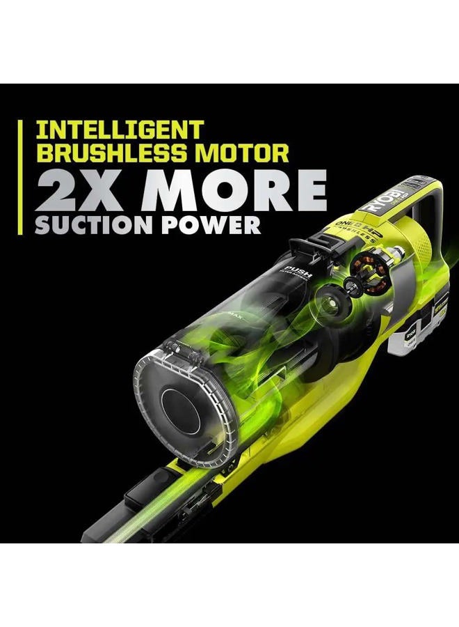 Ryobi Pacroban ONE+ HP 18V Brushless Cordless Pet Stick Vacuum Cleaner Kit with 4.0 Ah HIGH Performance Battery and Charger - Image 4