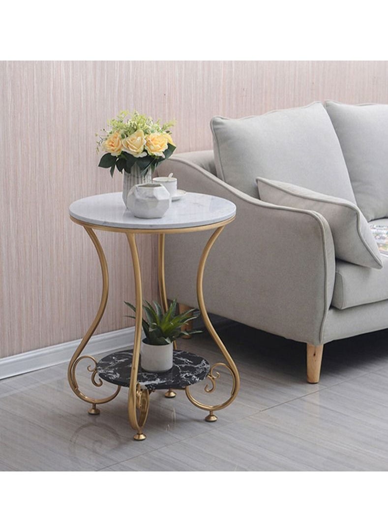 Generic Round table mini simple iron art cafe European sofa leisure creative living room modern balcony  - Image 3