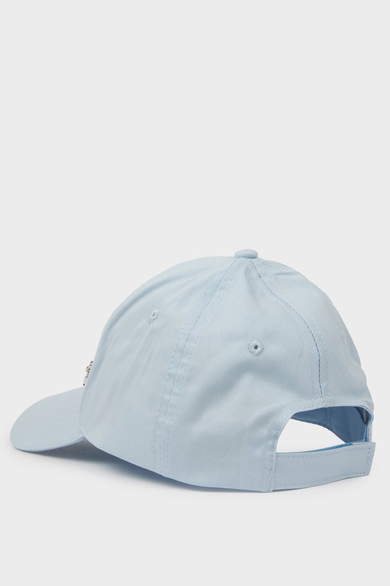 DeFacto Blue Woman Woman Cotton Cap Casual - Image 3