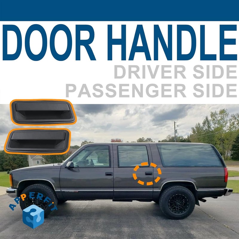 APPERFiT All Metal Rear Exterior Door Handles - Image 4