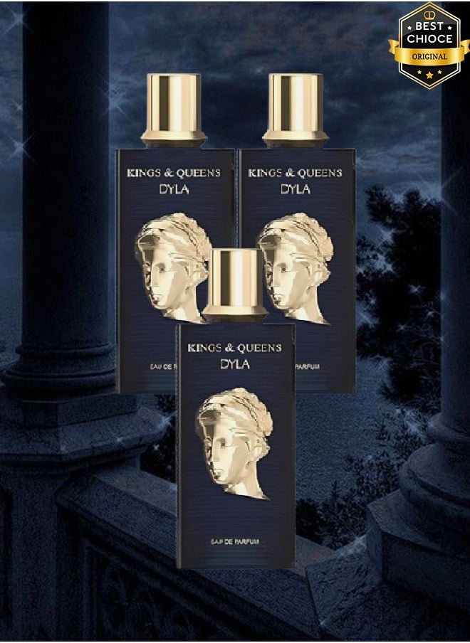 AMARAN 3 Pieces Kings And Queens Dyla Amran Perfume 100ml EDP  - Image 1