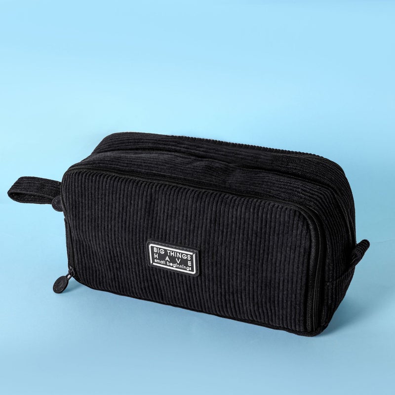 CHUANG YI Cross-Border Large-Capacity Velvet Pencil Case - New Style, Unisex Study Stationery  Bag - Image 5