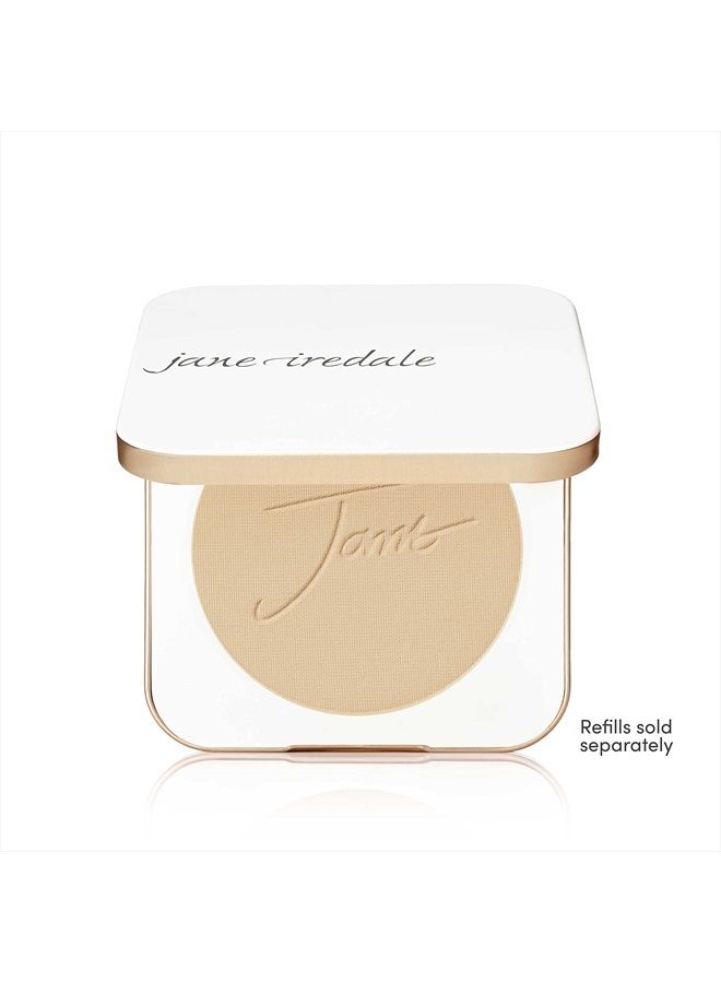 Jane Iredale عبوة قابلة لإعادة التعبئة | هيكل من الألمنيوم وإغلاق مغناطيسي | مرآة داخلية للاستخدام أثناء التنقل | متوافقة مع جميع عبوات البودرة القابلة لإعادة التعبئة | أبيض - Image 2