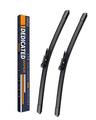 FAPIUO Replacement for Chevrolet Silverado 20082013GMC Sierra 20072013 Silent Wipers FAPIUO Front Windshield Wipers 2222 Blade Set 2 PackPinch Tab - Image 1