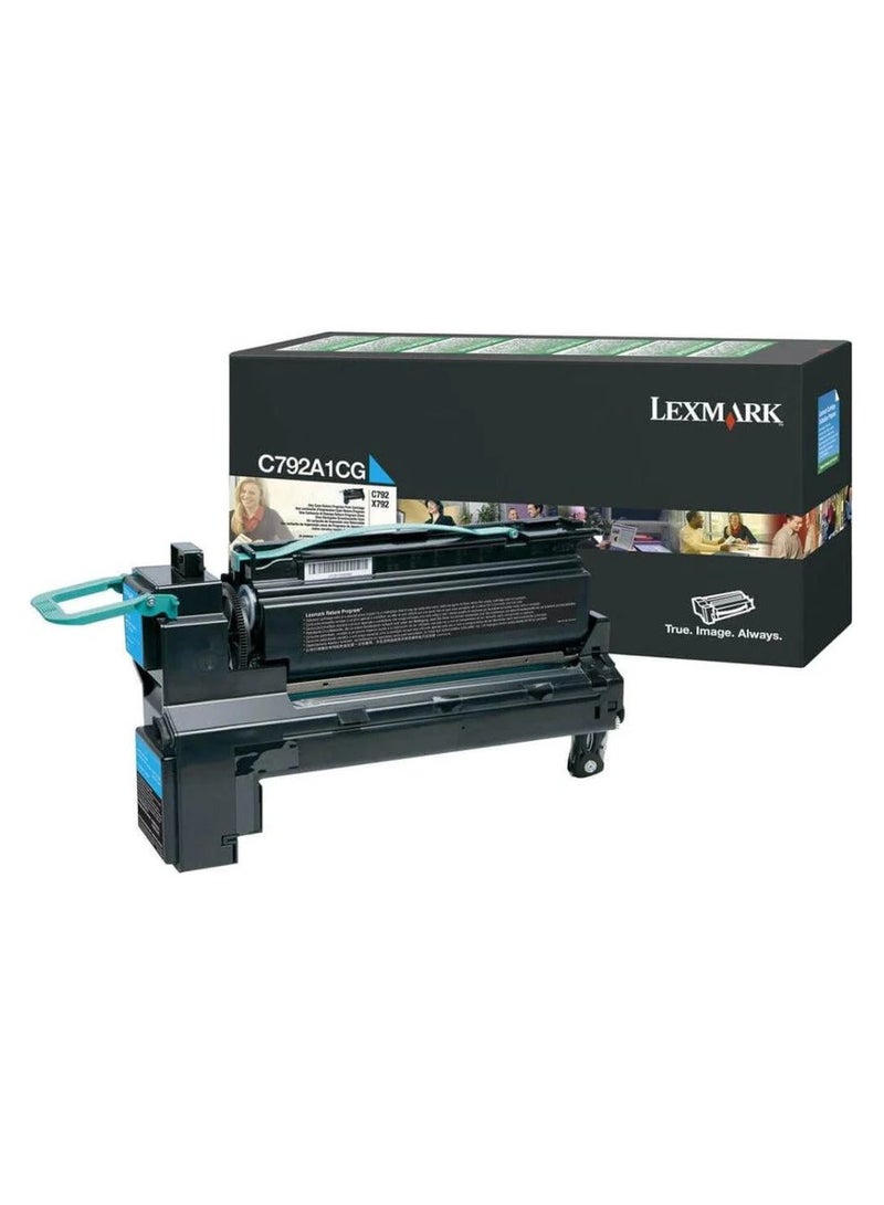 Lexmark LEXMARK C792/X792 Cyan Print Cartridge Return Program (6K)