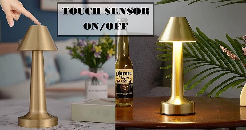 EVERMALL Portable LED Table Lamp3 Color Touch Sensor Rechargeable Desk Lamp3Levels Brightness Room Decor Table LampBedside LampNight Light for Kids NurseryDining Room Lamp - Image 5