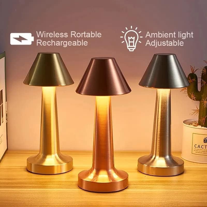 EVERMALL Portable LED Table Lamp3 Color Touch Sensor Rechargeable Desk Lamp3Levels Brightness Room Decor Table LampBedside LampNight Light for Kids NurseryDining Room Lamp - Image 4