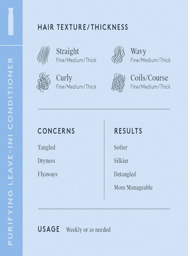 VIRTUE Detangling Heat Protectant & Purifying Leave-In Conditioner 150ml â€“ Smooth, Nourish & Protect Hair - Image 4