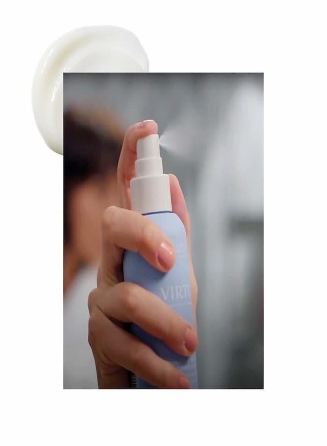 VIRTUE Detangling Heat Protectant & Purifying Leave-In Conditioner 150ml â€“ Smooth, Nourish & Protect Hair - Image 3