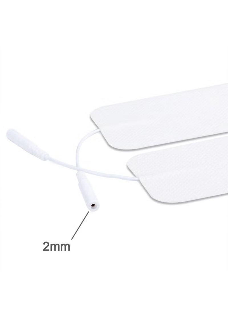 Generic - 20 Piece 5 x 5 cm Self Adhesive Replacement Tens Pads Electrode Electrode Pads for Muscle Stimulator Massager Self-Adhesive TENS Pads for Electrotherapy - Image 1