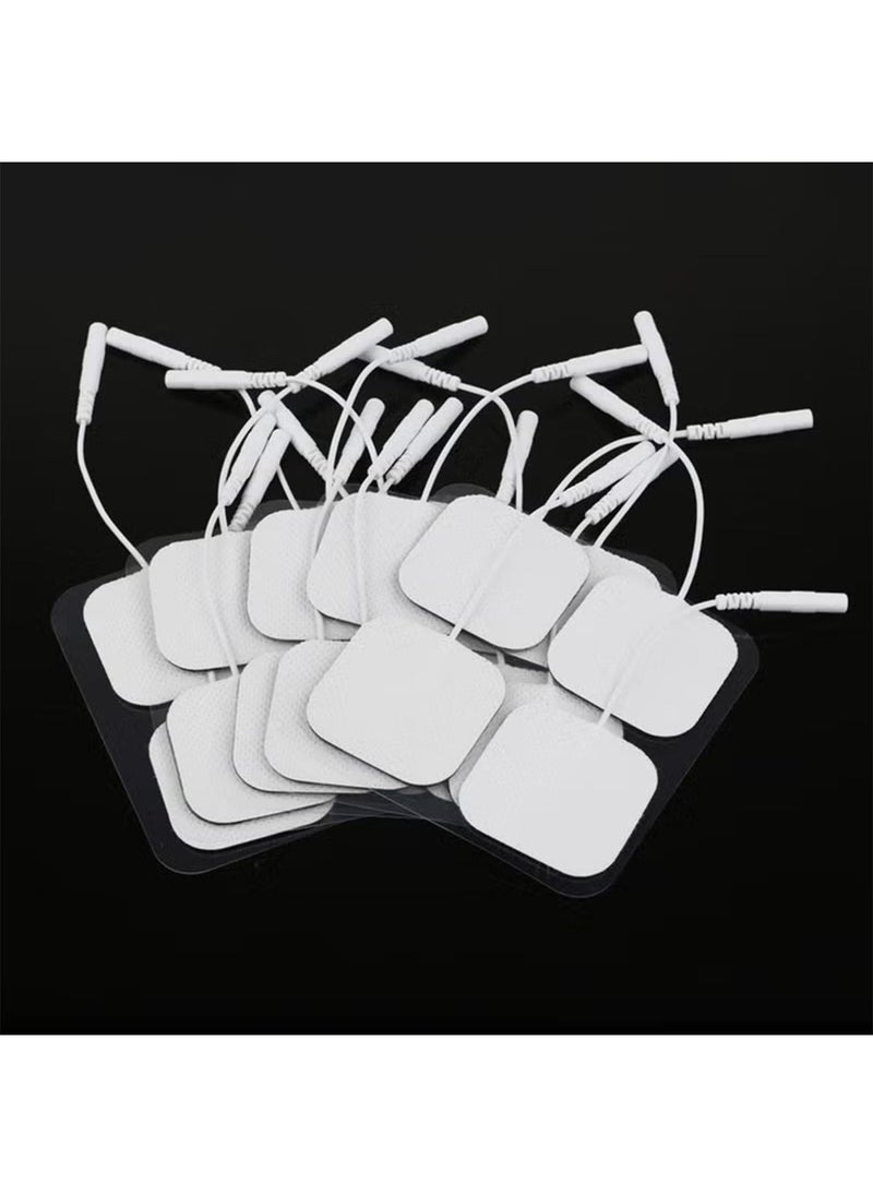 Generic - 20 Piece 5 x 5 cm Self Adhesive Replacement Tens Pads Electrode Electrode Pads for Muscle Stimulator Massager Self-Adhesive TENS Pads for Electrotherapy - Image 1