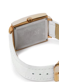 GENEVAL Leather Strap Analog Wrist Watch GL141RWW - 30.6mm - White  - Image 3