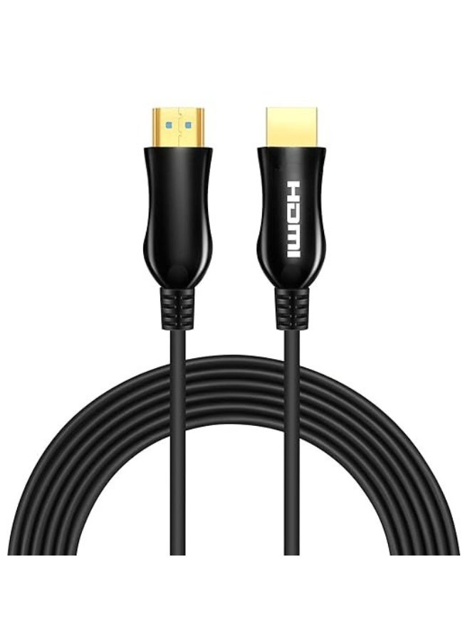 كابل ألياف بصرية HDMI 2.0 بدقة 4K عند 60 هرتز، HDR فائق مع ARC، متوافق مع HDTV، صناديق التلفزيون، PS4 – متوفر بأطوال 10م، 15م، 20م، 30م، 50م - Image 1