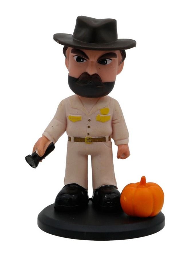 Stranger Things - 8-Piece Stranger Things Statue Model Action Figure Toy Collection Set With Bases, Head Movable Super Collectible Figure Toy 0.3kg - Image 1