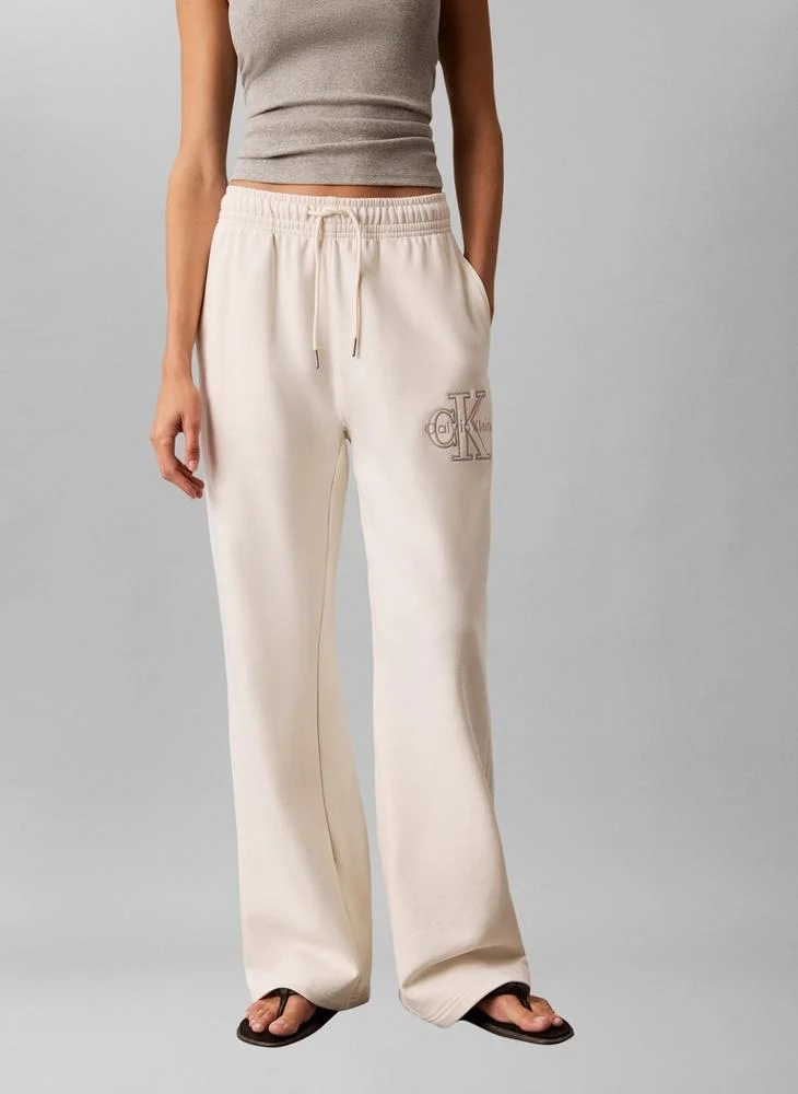 Calvin Klein Jeans Textured Monologo Embroidery Terry Joggers