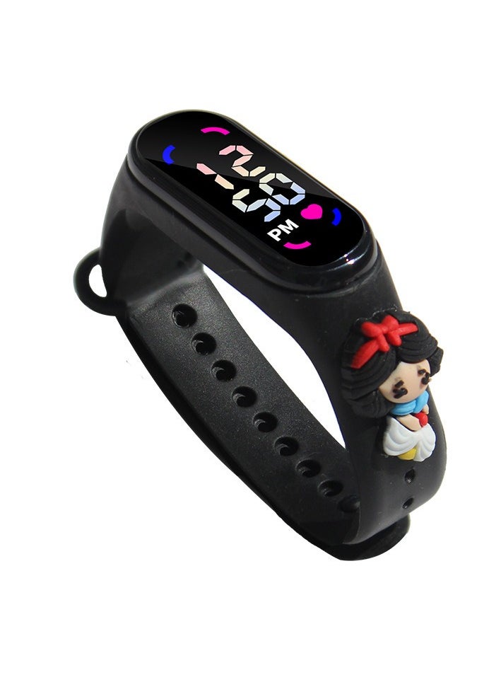 4 Pcs Kids' Water Resistant Silicone Digital Watch