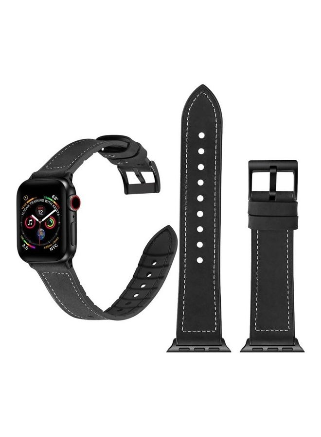 HuHa Solid TPU  Watch Strap Black - Image 2