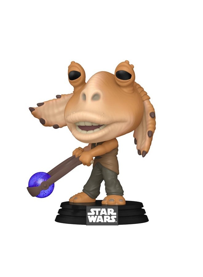 Funko POP! Star Wars: Episode 1 The Phantom Menace Anniversary - Jar Jar Binks with Booma Balls - Collectable Vinyl Figure - Gift Idea - Official Merchandise - for Kids & Adults - Movies Fans - Image 2