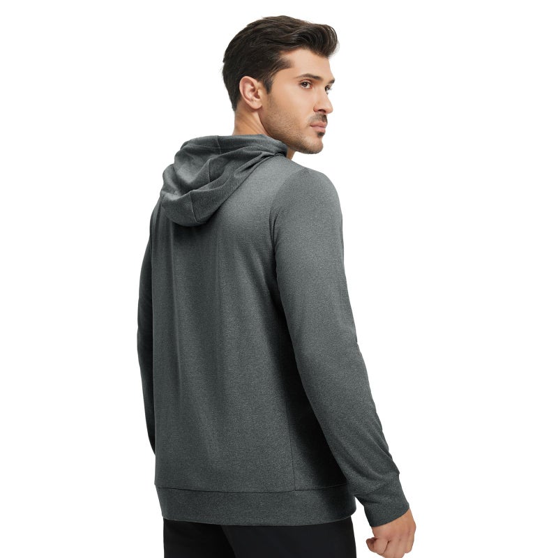 M MAELREG Mens Hoodies Pullover Performance Drawstring Hoodies For Men Polyster Fashion Golf Pullover Sweatshirts - Image 3