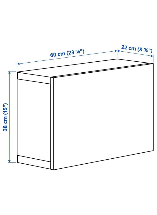 Green Tiger Wall-Mounted Cabinet Combination, White/Sutterviken White, 60X22X38 Cm - Image 3