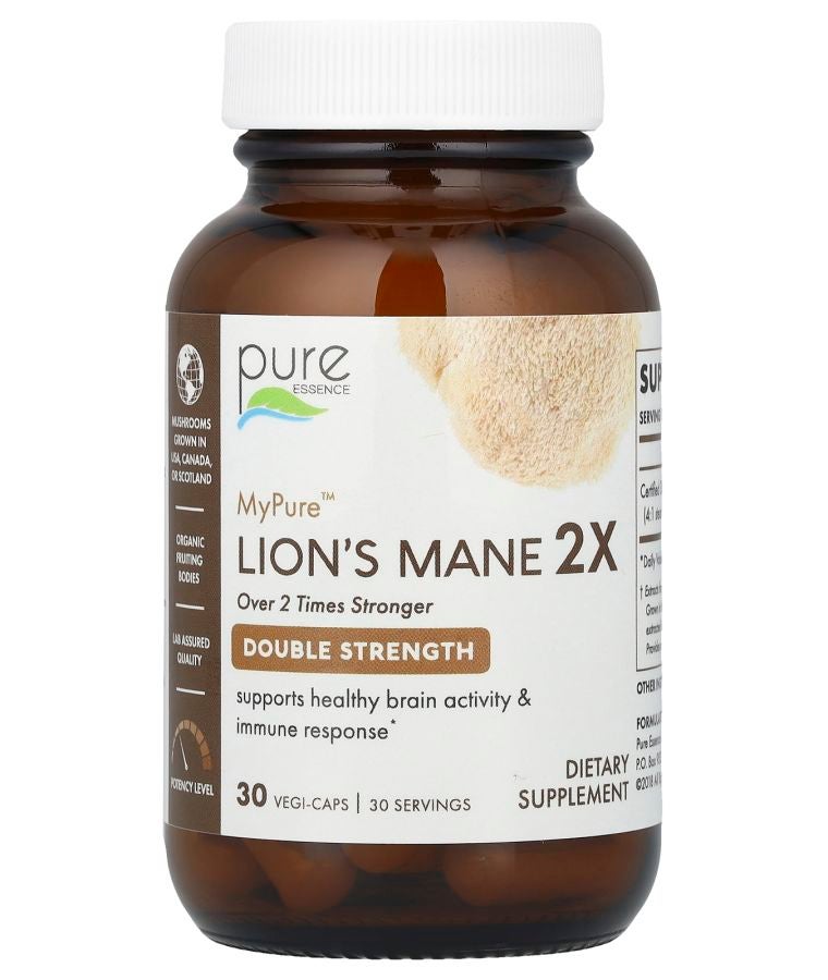 MyPure™ Lion's Mane 2X 500 mg 30 Vegi-Caps