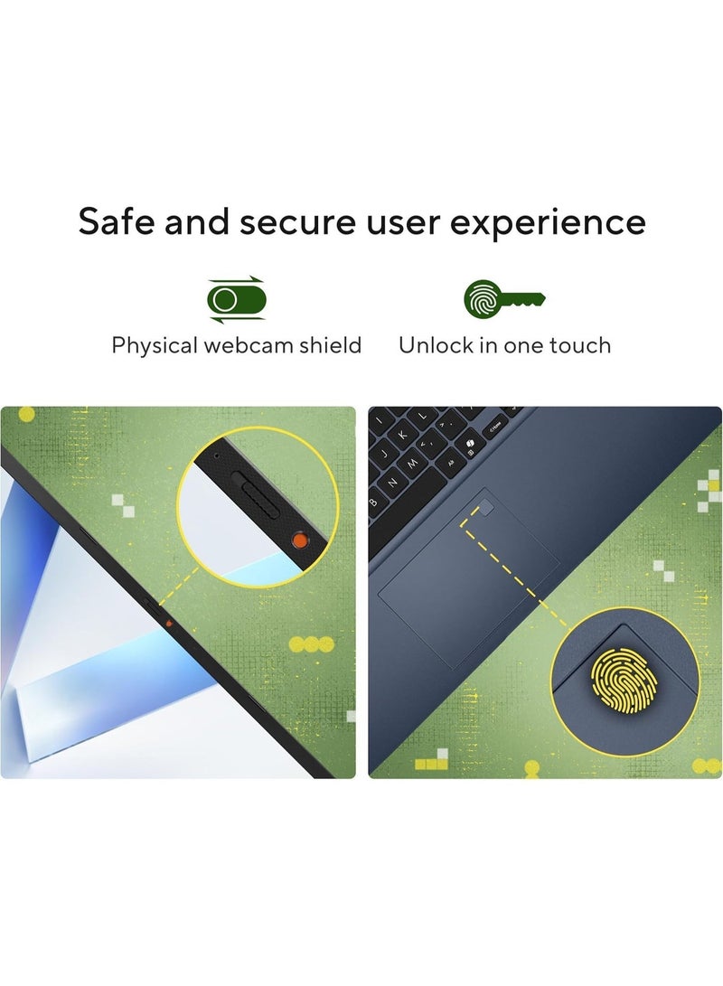 ASUS Vivobook 15 (2026) M1502NAQ AMD Ryzen 7 170 Fingerprint Sensor 16GB RAM - 512GB SSD FHD 15.6" Windows 11, M365 Basic(1 Year) Office 2024 Quiet Blue Thin & Light Laptop English Quite Blue - Image 3