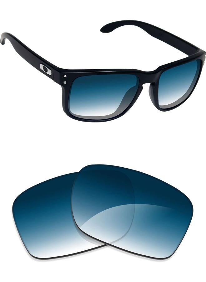 Alphax Polarized Replacement Lenses for Oakley Holbrook OO9102 Sunglasses - Options, Blue Gradient - Image 1