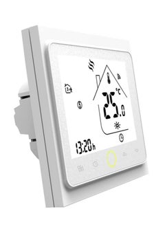 Excefore Smart Thermostat, WiFi Thermostat, Energy Saving Thermostat, LCD Touch Screen Temperature Controller with Alexa, for Electric Heating, Gas Boiler, Floor Heating (White)  - Image 2