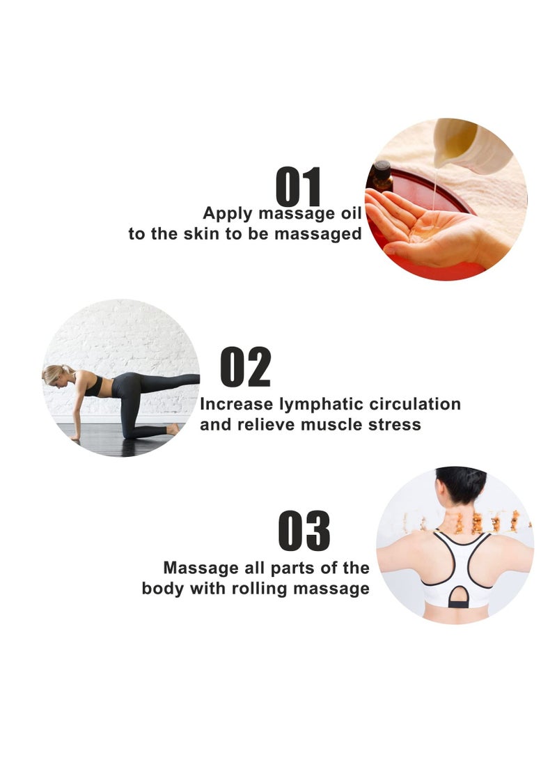 SYOSI, Wooden Massage Back Roller Rope, Wooden Therapy Cellulite Massage Roller for Neck Leg Back Pain Relief - Image 5