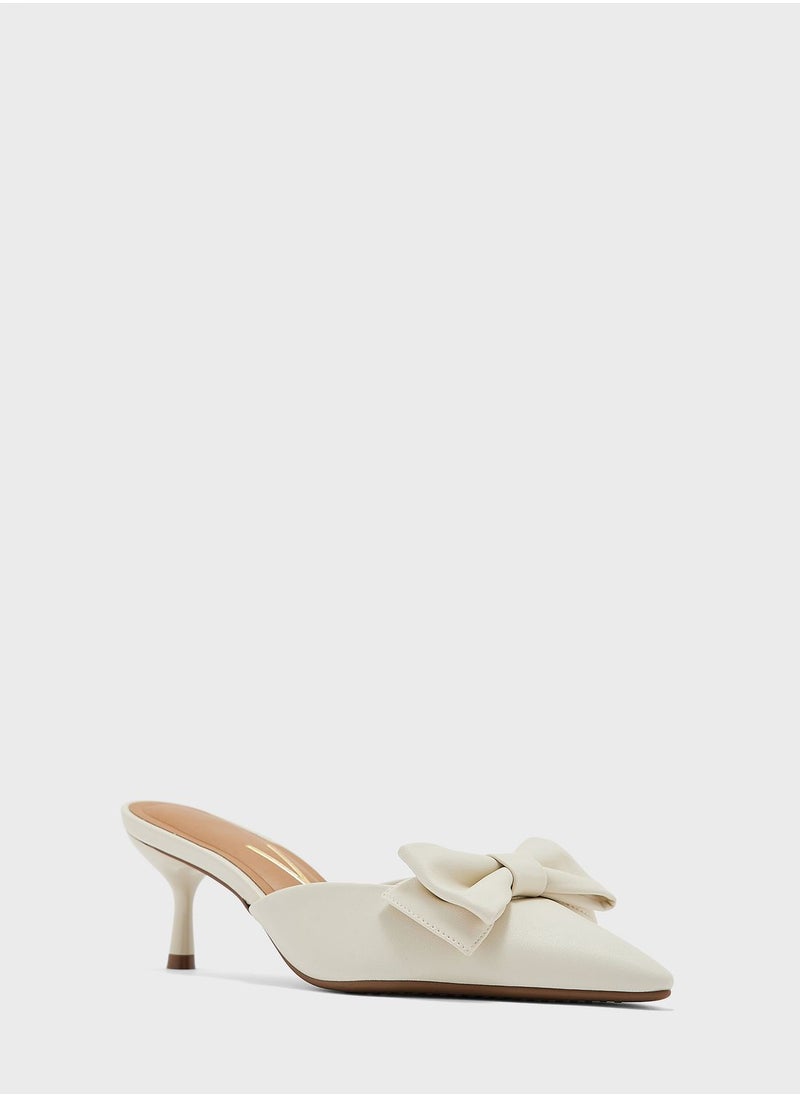 VIZZANO - Emma Close Toe Mid Heel Pumps - Image 1