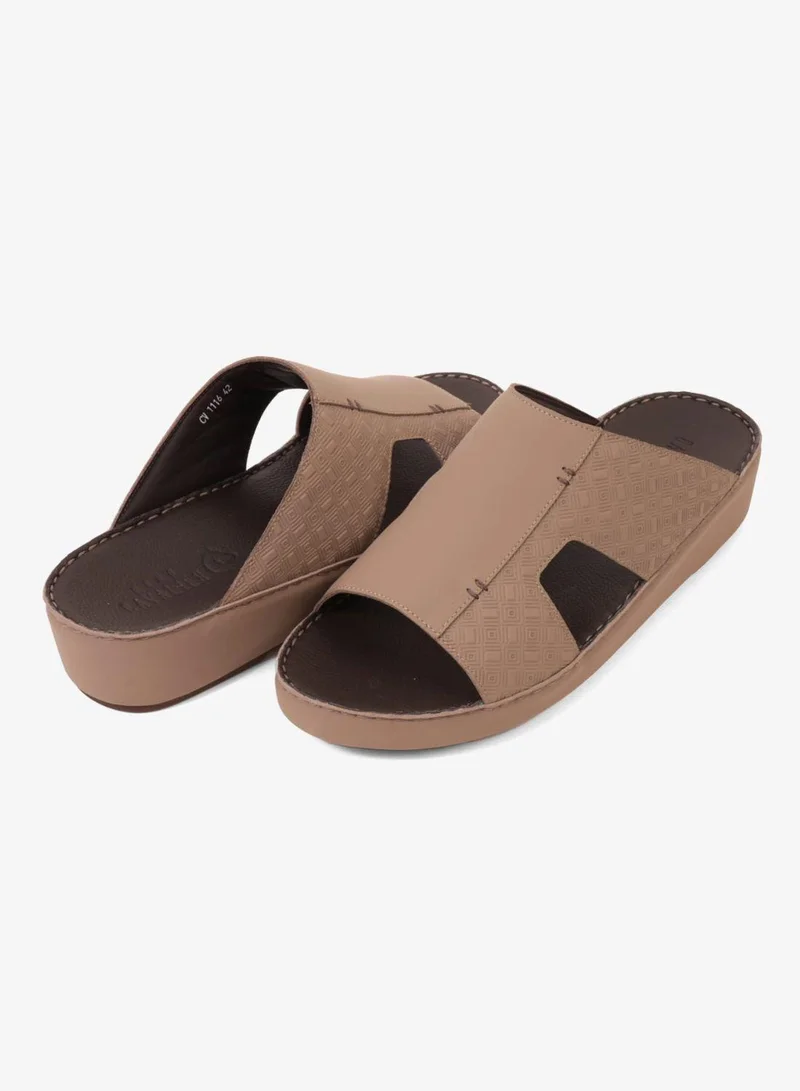 اومو كافالير UOMO CAVALIER MEN'S ELITE COMFORT ARABIC SANDALS STONE