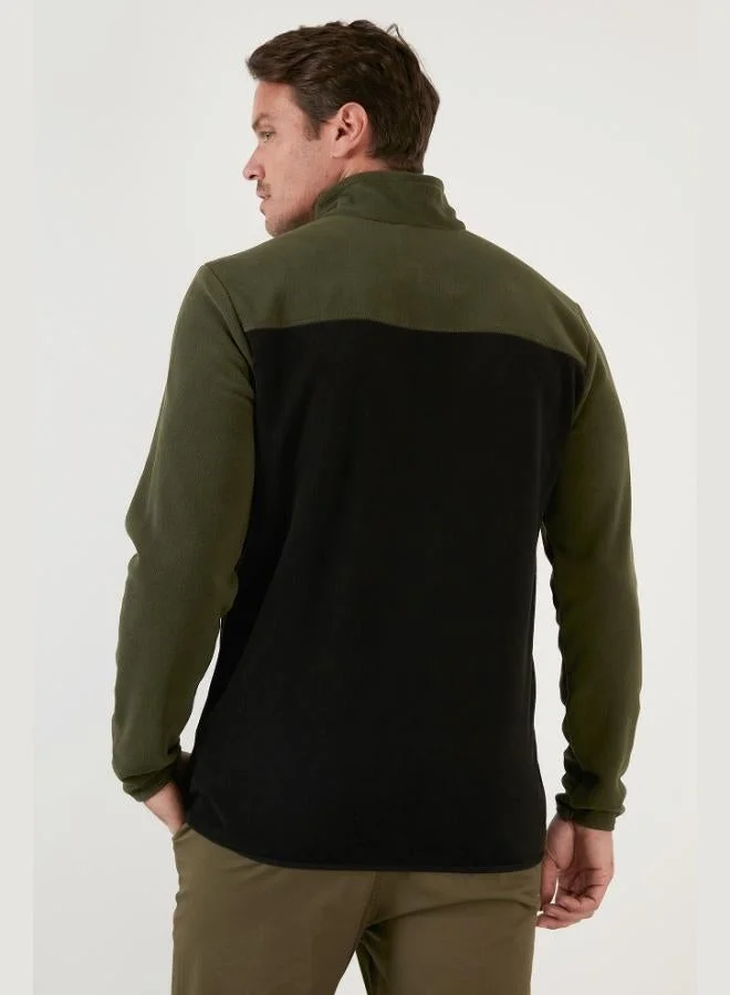 Buratti  Buratti Regular Fit Anti-Pilling Non-Pilling Standing Collar Winter Raised Polar Fleece Men's POLAR 5906016 for Men | Best Price UAE