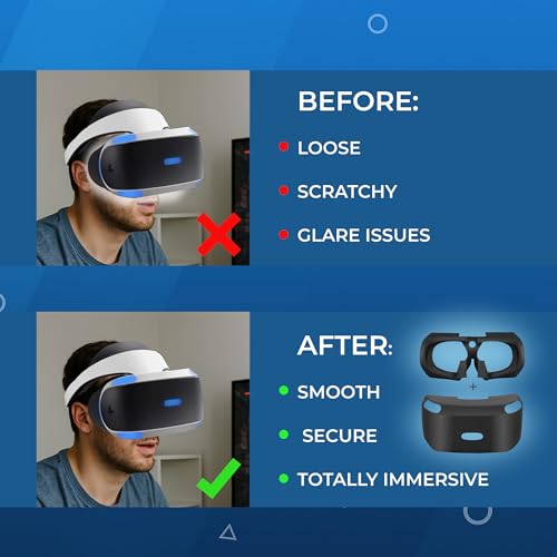 Skywin PSVR Replacement Light Shield and Protective Silicone Skin for Playstation VR Headset - Image 4