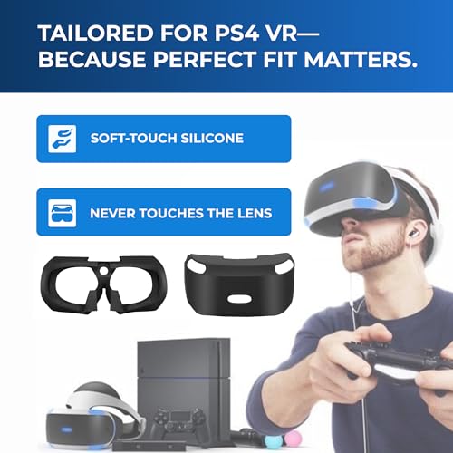 Skywin PSVR Replacement Light Shield and Protective Silicone Skin for Playstation VR Headset - Image 5
