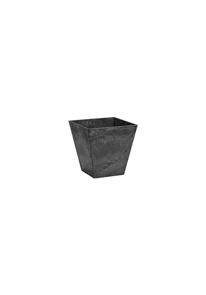 ARTSTONE 8-Inch Black Square Ella Planter