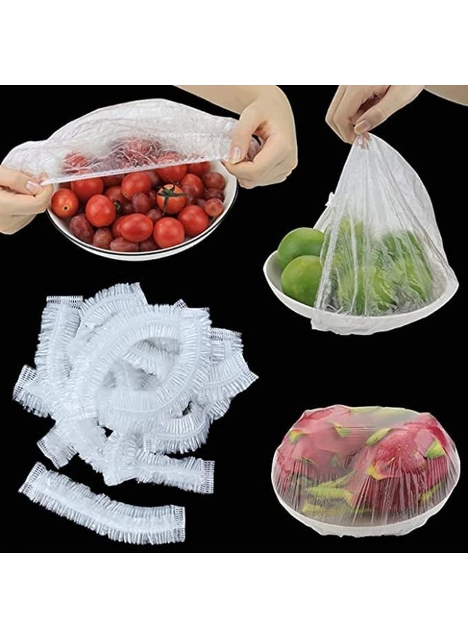 Fresh Food Plastic Flexible Storage Bags, 100 Pieces