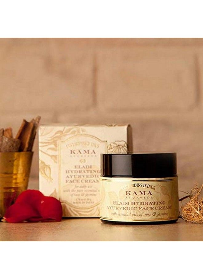 Kama Ayurveda Eladi Hydrating Ayurvedic Face Cream With Pure Essential Oils Of Rose And Jasmine 50G  - Image 4