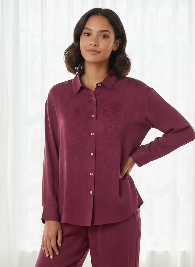 سبلاش فيڤ Pyjama Set Shirt Style & Trousers Viscose
