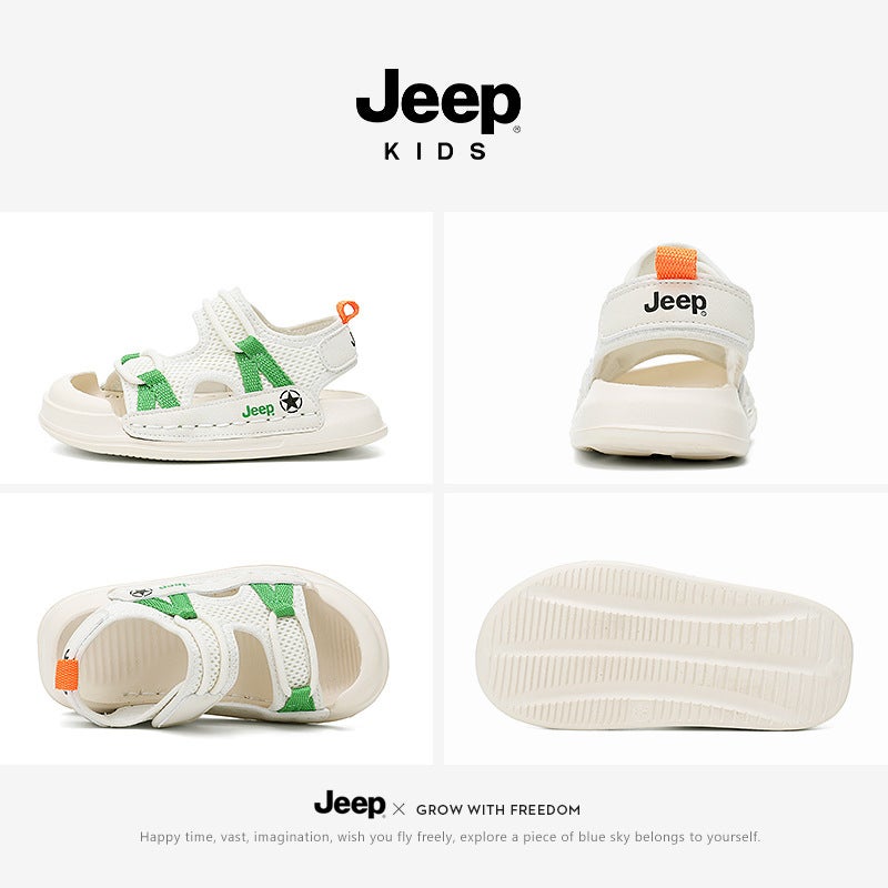 Jeep Baby Sandals Boys Summer Baotou Beach Shoes Girls' Light Children'S Shoes - Image 4