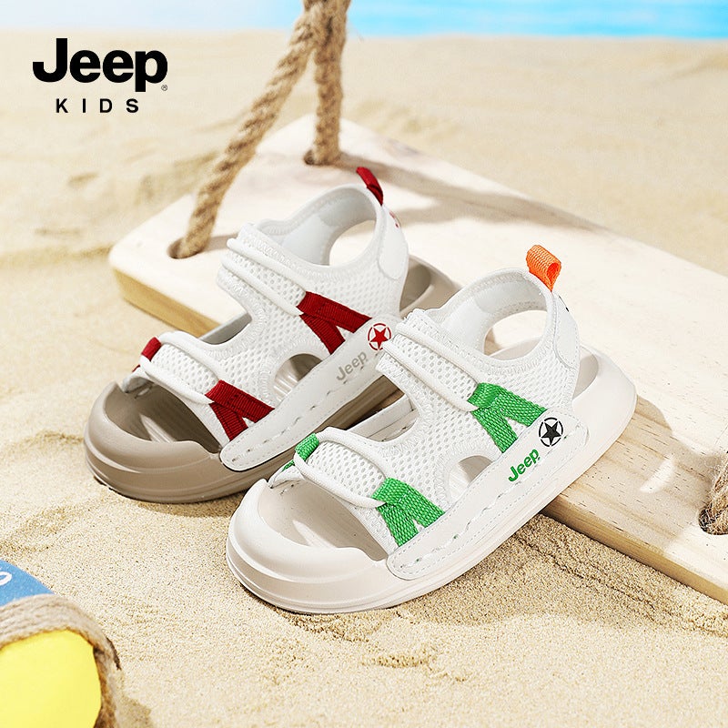 Jeep Baby Sandals Boys Summer Baotou Beach Shoes Girls' Light Children'S Shoes - Image 5