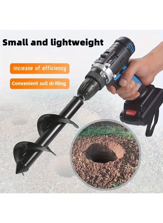 1.97x8.66 Inch Garden Plant Auger Drill Bit 3 8 Inch Hex Drive Cement Board Drill for Planting - Image 2