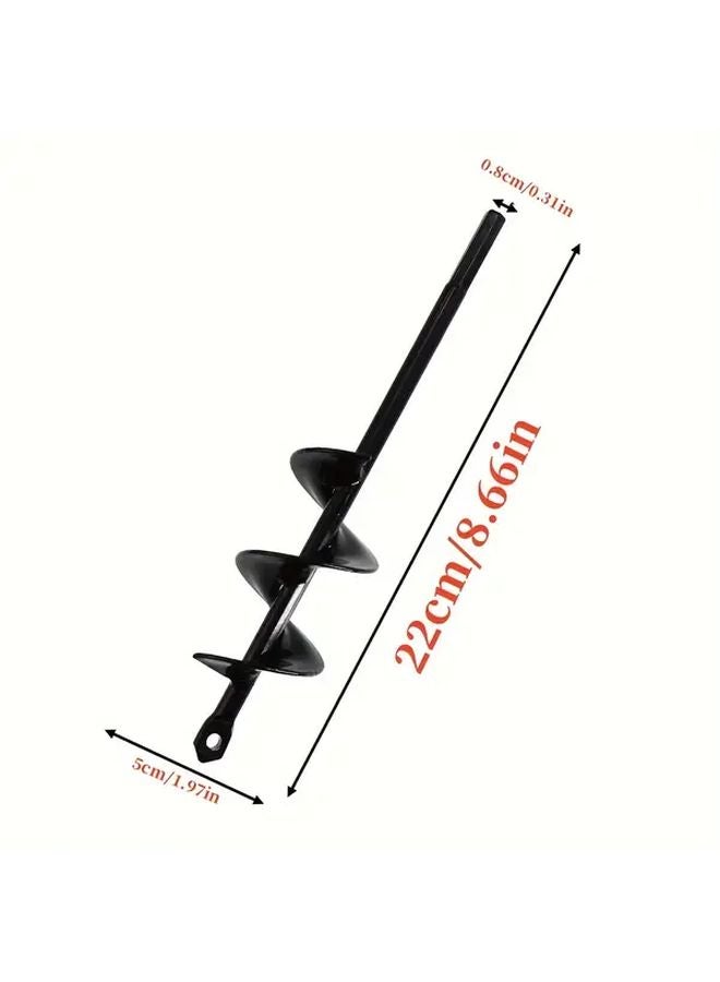 1.97x8.66 Inch Garden Plant Auger Drill Bit 3 8 Inch Hex Drive Cement Board Drill for Planting - Image 4