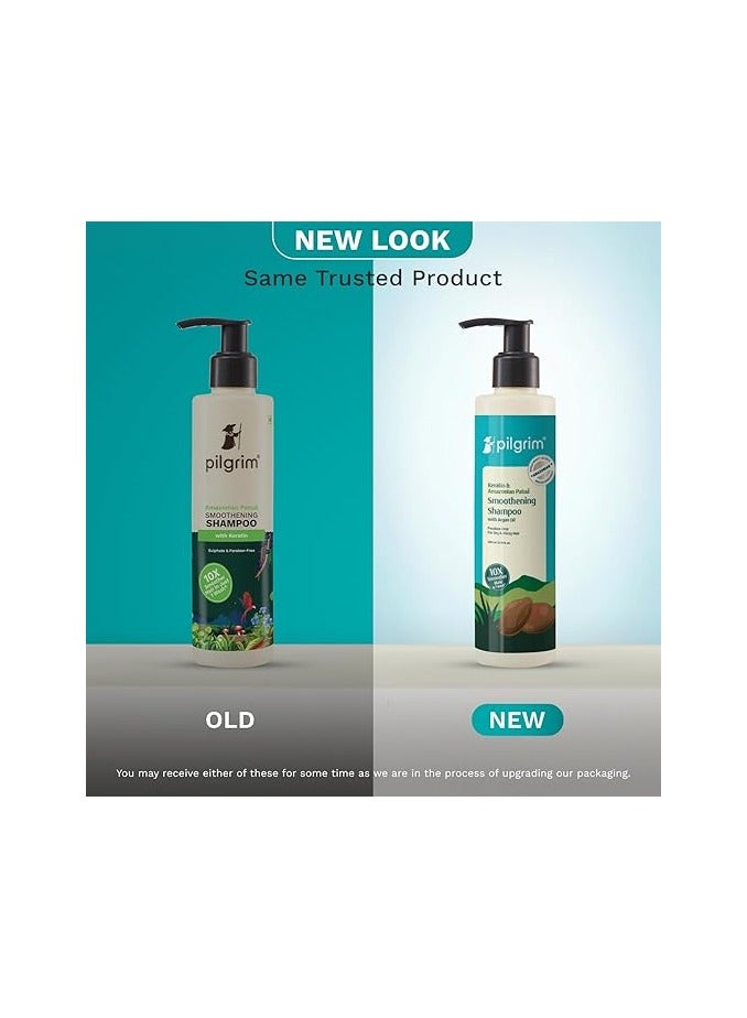 Pilgrim Collection Pilgrim Patu¡ & Keratin Hair SMOOTHENING SHAMPOO for Dry & Frizzy hair | Sulphate & Paraben free shampoo for Women & Men | Shampoo for hair Smoothening & healthy scalp | 200 ml - Image 2