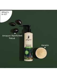 PILGRIM Pilgrim Patu¡ & Keratin Hair SMOOTHENING SHAMPOO for Dry & Frizzy hair | Sulphate & Paraben free shampoo for Women & Men | Shampoo for hair Smoothening & healthy scalp | 200 ml  - Image 3