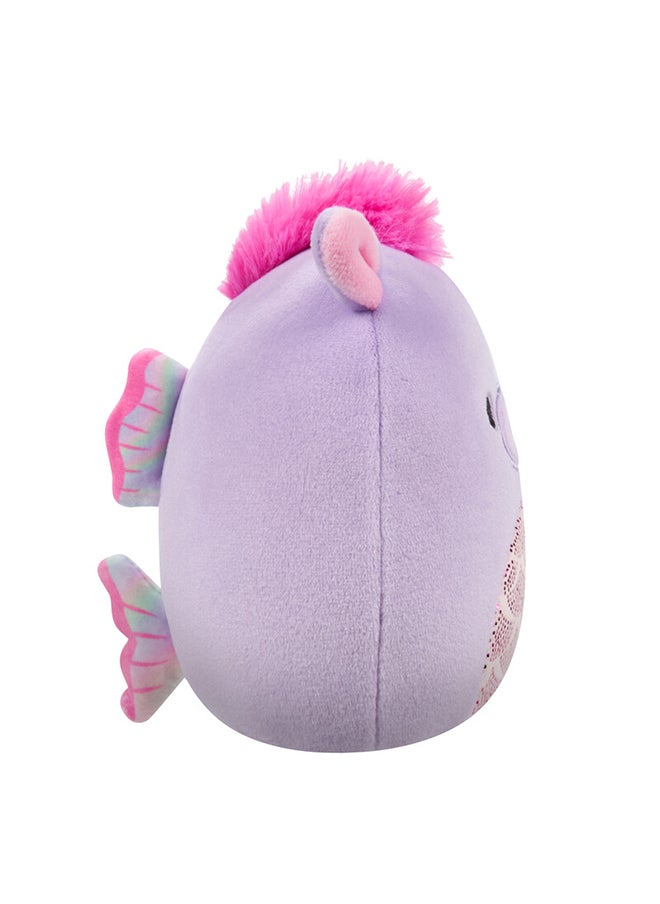 Squishmallows Little Plush 5 inch Quayn Purple Hippocampus with Scale Belly Officially Licensed Kellytoy Plush Toy Colorful Soft Gift for Kids Girls & Boys Washable Squishy Stuff Toy Multicolor All Age  - Image 3